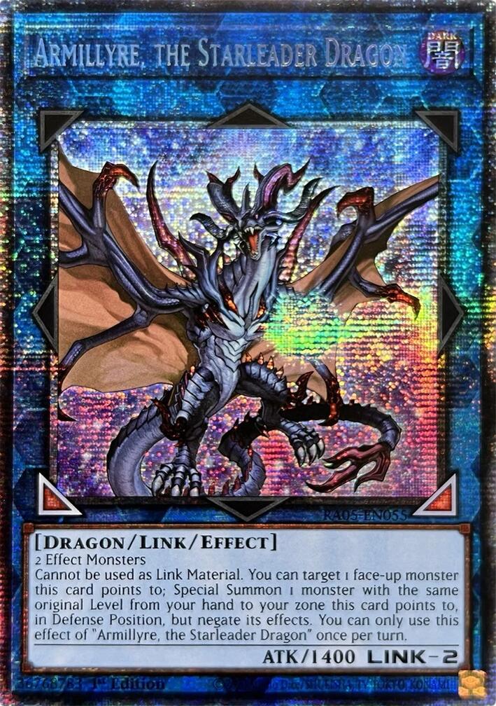 Armillyre, the Starleader Dragon (Starlight Rare) [RA05-EN055] Starlight Rare | Gear Gaming Fayetteville