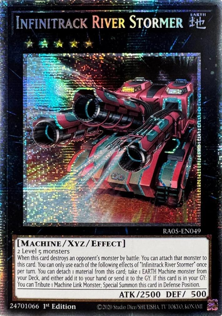 Infinitrack River Stormer (Starlight Rare) [RA05-EN049] Starlight Rare | Gear Gaming Fayetteville