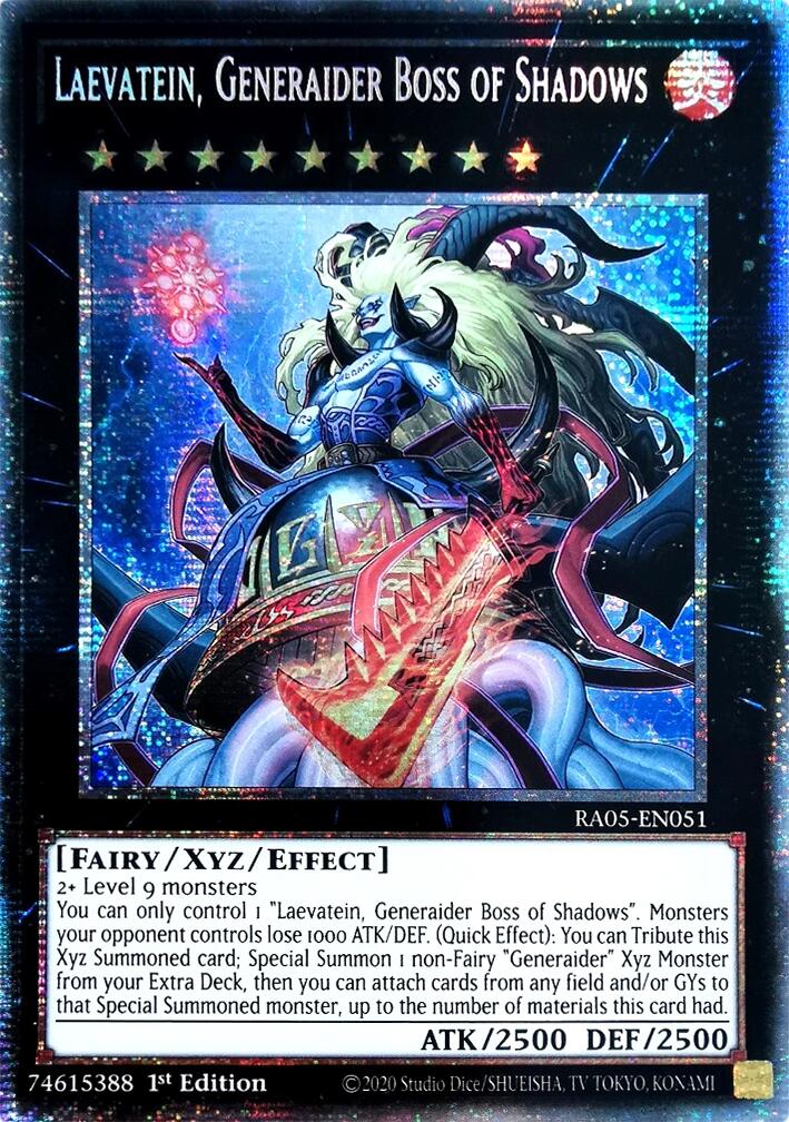 Laevatein, Generaider Boss of Shadows (Starlight Rare) [RA05-EN051] Starlight Rare | Gear Gaming Fayetteville