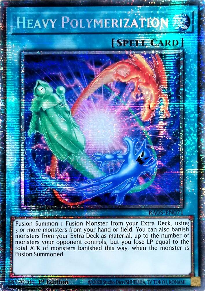 Heavy Polymerization (Starlight Rare) [RA05-EN071] Starlight Rare | Gear Gaming Fayetteville