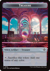 Primo, The Indivisble // Treasure Double-Sided Token [Secrets of Strixhaven Commander Tokens] | Gear Gaming Fayetteville