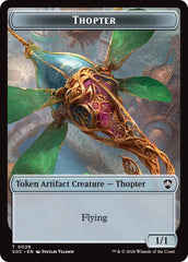 Thopter // Fractal (0004) Double-Sided Token [Secrets of Strixhaven Commander Tokens] | Gear Gaming Fayetteville