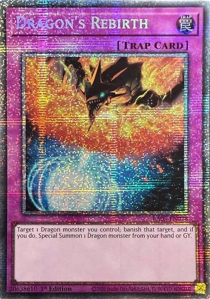 Dragon's Rebirth (Starlight Rare) [RA05-EN078] Starlight Rare | Gear Gaming Fayetteville