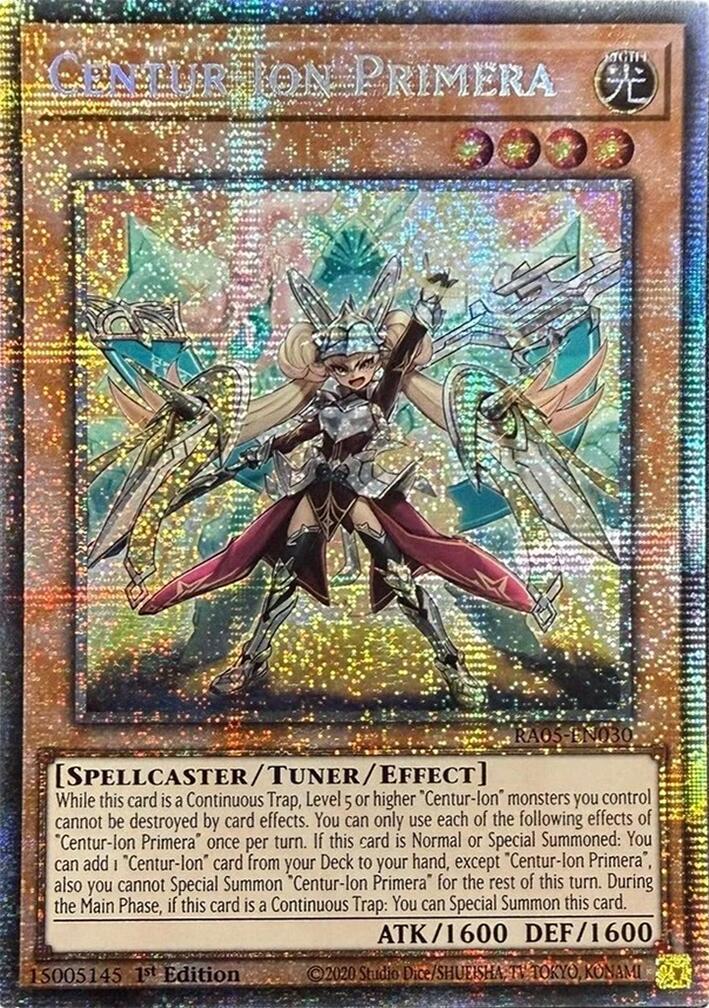 Centur-Ion Primera (Starlight Rare) [RA05-EN030] Starlight Rare | Gear Gaming Fayetteville