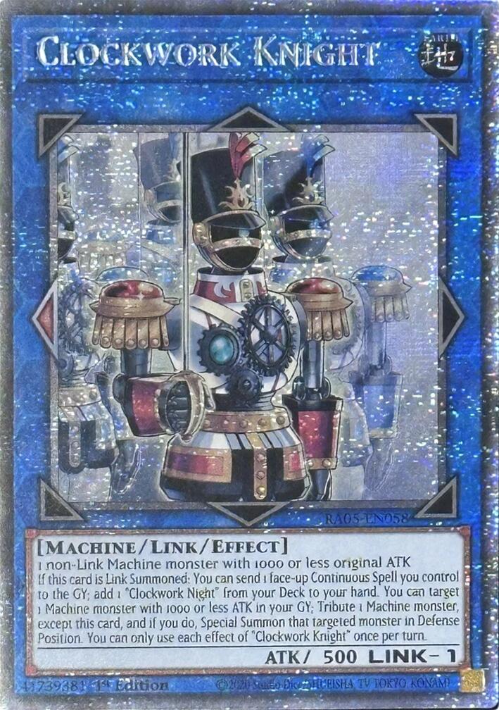 Clockwork Knight (Starlight Rare) [RA05-EN058] Starlight Rare | Gear Gaming Fayetteville