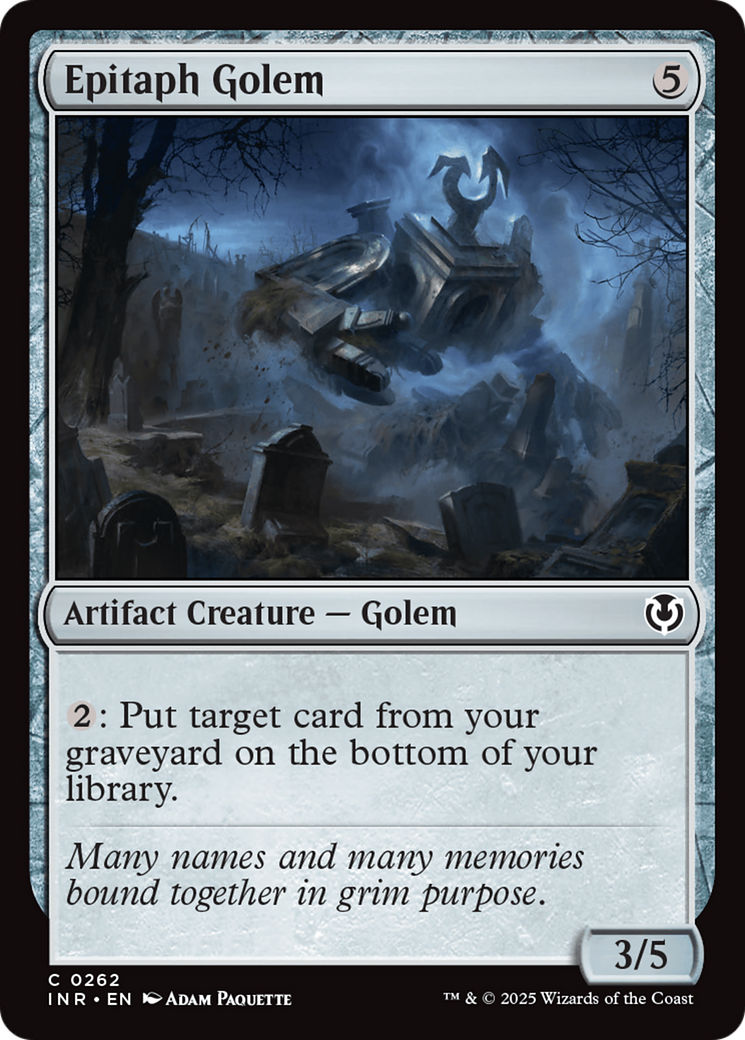 Epitaph Golem [Innistrad Remastered] | Gear Gaming Fayetteville