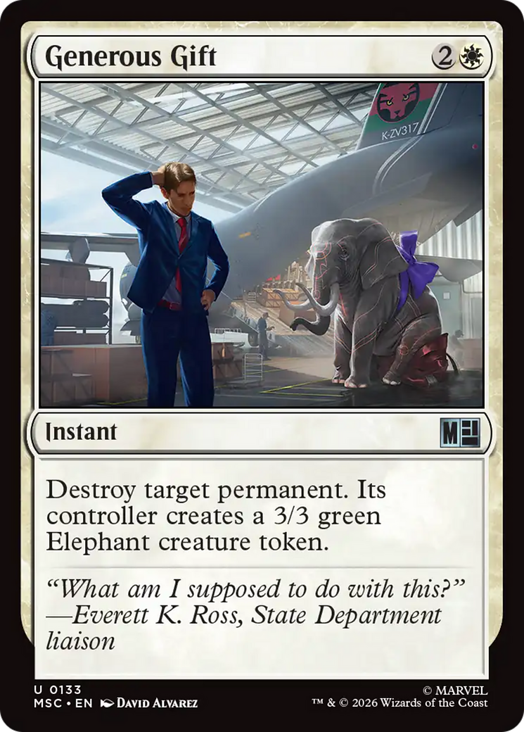 Generous Gift (Surge Foil) [Marvel Super Heroes Commander] | Gear Gaming Fayetteville