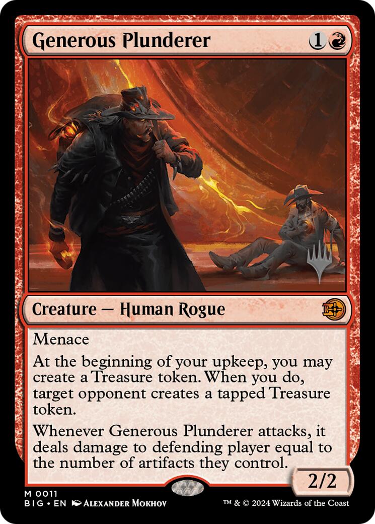 Generous Plunderer [Outlaws of Thunder Junction Promos] | Gear Gaming Fayetteville