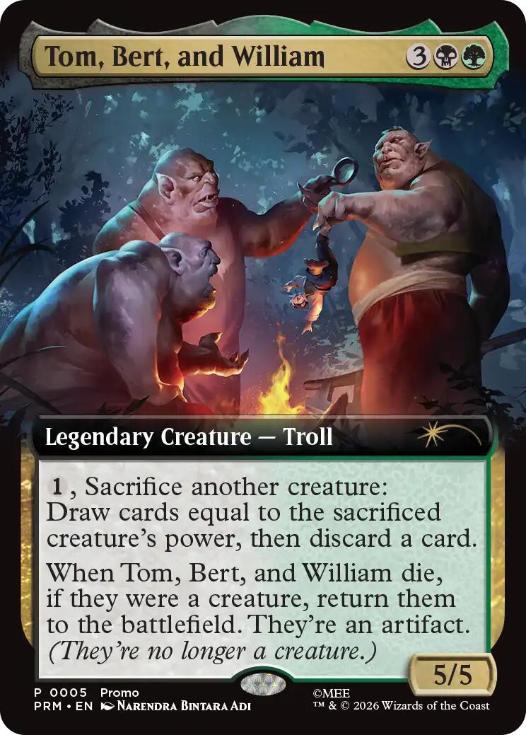 Tom, Bert, and William (Extended Art) [Media Promos] | Gear Gaming Fayetteville