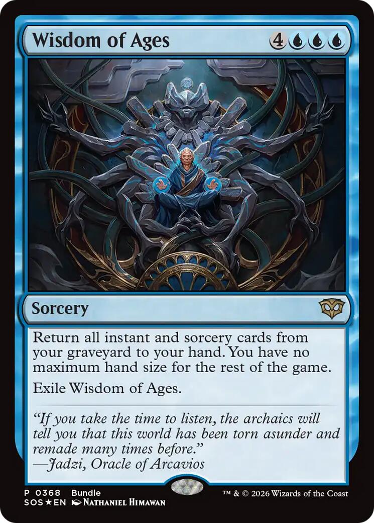 Wisdom of Ages (Bundle) [Secrets of Strixhaven Promos] | Gear Gaming Fayetteville