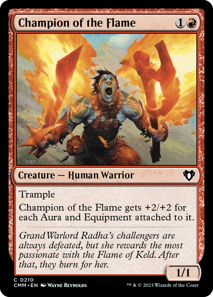 Champion of the Flame [Commander Masters] | Gear Gaming Fayetteville