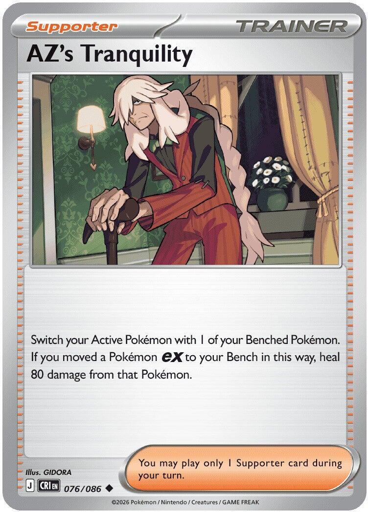AZ's Tranquility (076/086) [Mega Evolution: Chaos Rising] | Gear Gaming Fayetteville