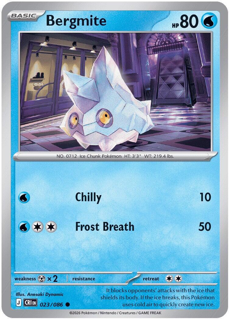 Bergmite (023/086) [Mega Evolution: Chaos Rising] | Gear Gaming Fayetteville