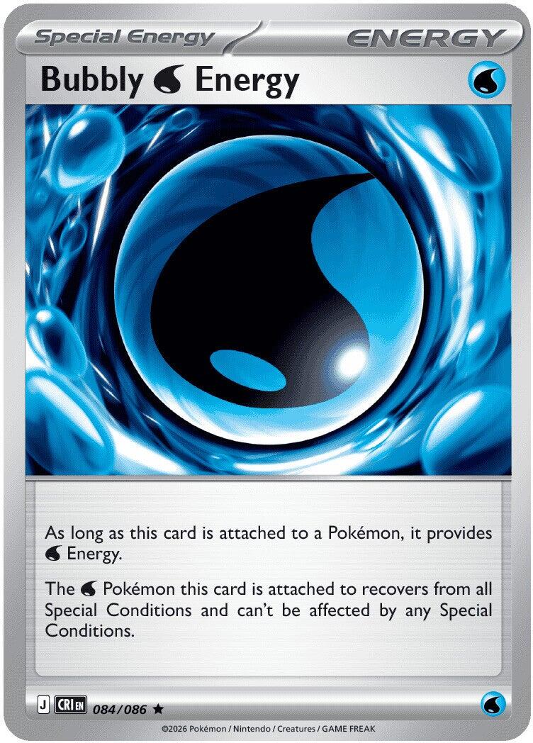 Bubbly W Energy (084/086) [Mega Evolution: Chaos Rising] | Gear Gaming Fayetteville