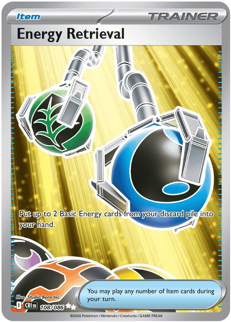 Energy Retrieval (108/086) [Mega Evolution: Chaos Rising] | Gear Gaming Fayetteville