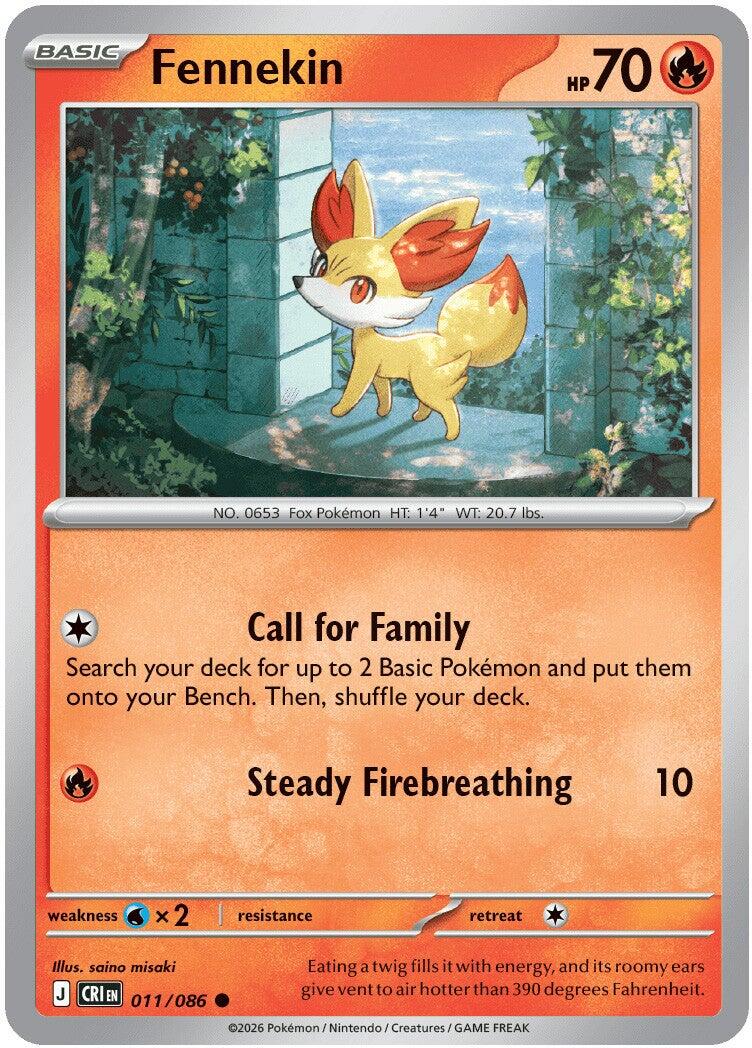 Fennekin (011/086) [Mega Evolution: Chaos Rising] | Gear Gaming Fayetteville