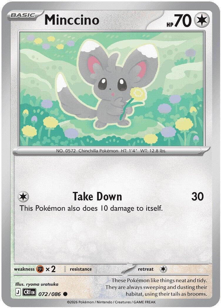 Minccino (072/086) [Mega Evolution: Chaos Rising] | Gear Gaming Fayetteville