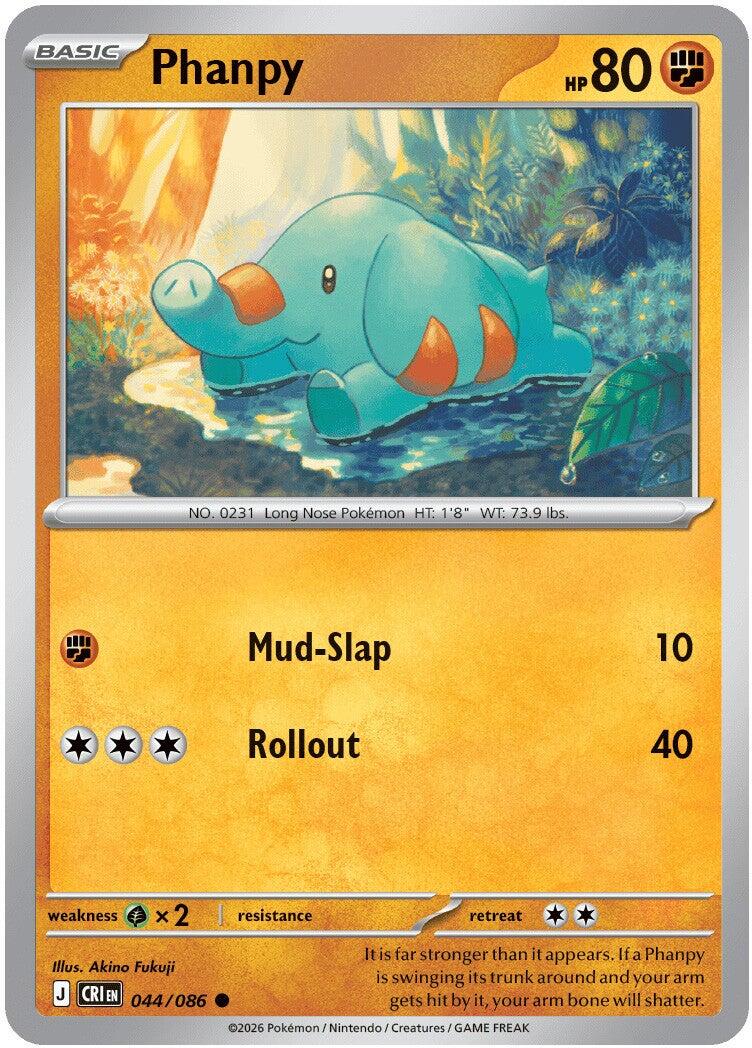 Phanpy (044/086) [Mega Evolution: Chaos Rising] | Gear Gaming Fayetteville