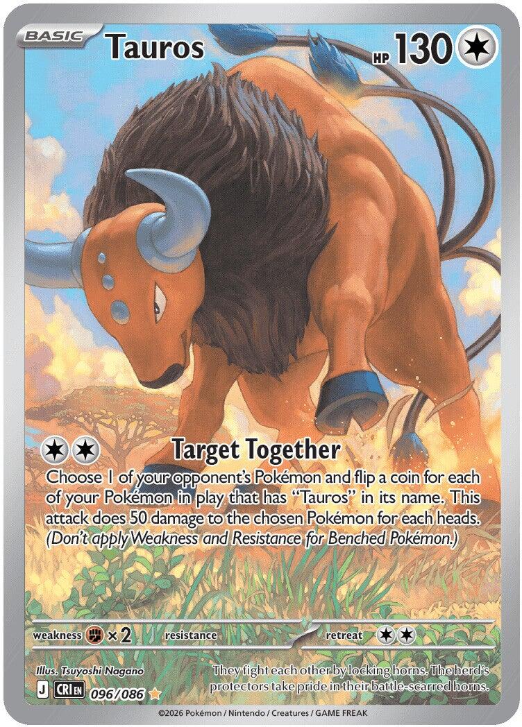 Tauros (096/086) [Mega Evolution: Chaos Rising] | Gear Gaming Fayetteville