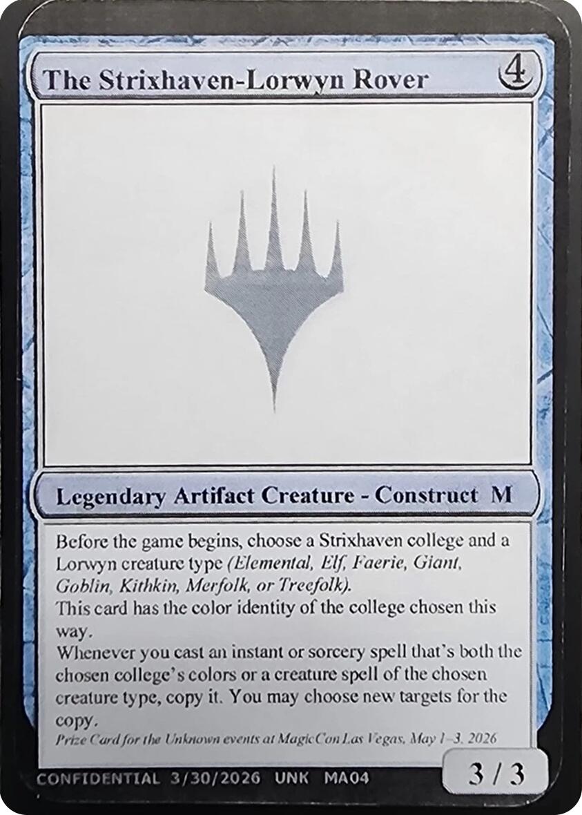 The Strixhaven-Lorwyn Rover [Unknown Event] | Gear Gaming Fayetteville