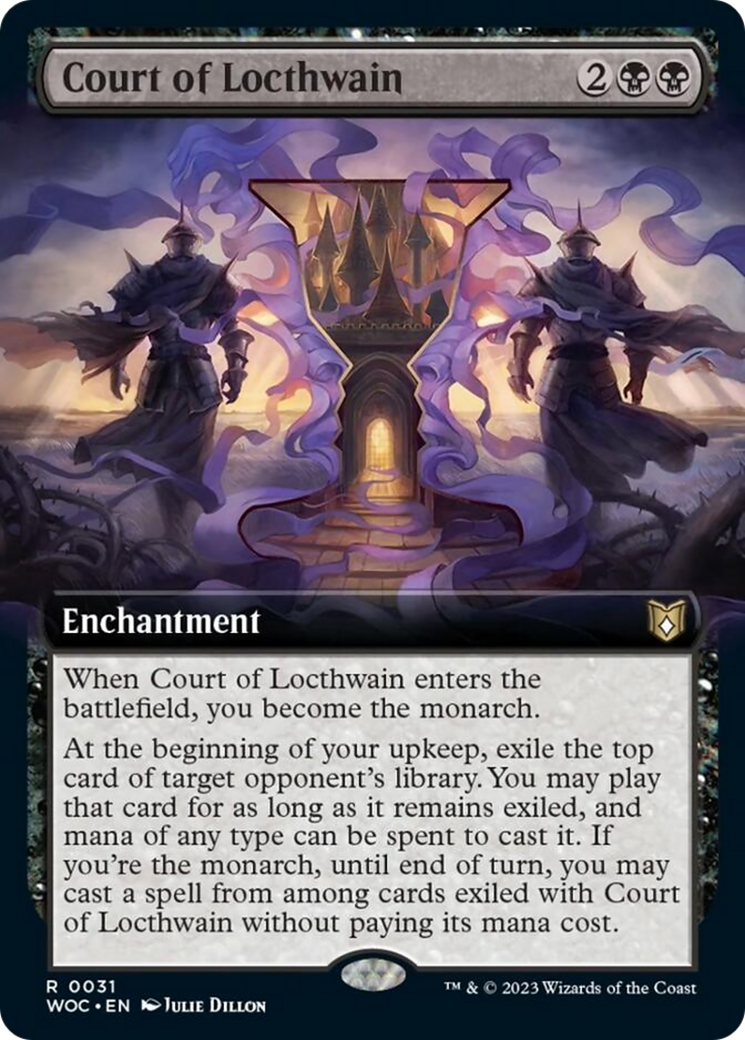 Court of Locthwain (Extended Art) [Wilds of Eldraine Commander] | Gear Gaming Fayetteville