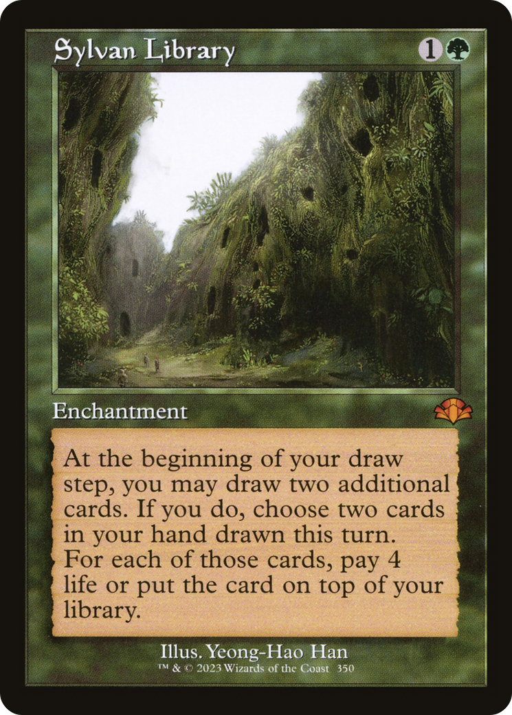 Sylvan Library (Retro) [Dominaria Remastered] | Gear Gaming Fayetteville