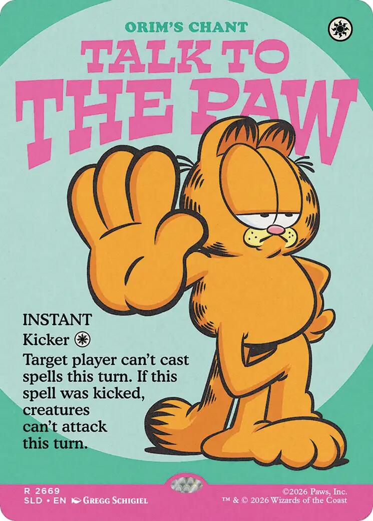 Talk to the Paw - Orim's Chant [Secret Lair Drop Series] | Gear Gaming Fayetteville