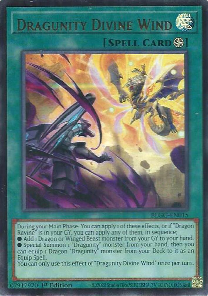 Dragunity Divine Wind [BLGG-EN015] Ultra Rare | Gear Gaming Fayetteville