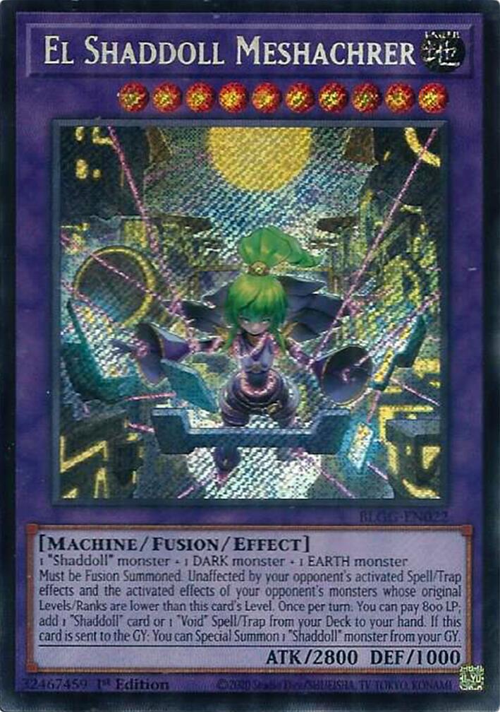 El Shaddoll Meshachrer [BLGG-EN022] Secret Rare | Gear Gaming Fayetteville