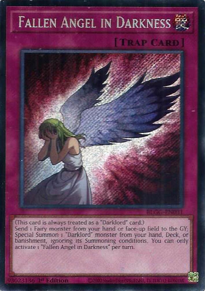 Fallen Angel in Darkness [BLGG-EN031] Secret Rare | Gear Gaming Fayetteville