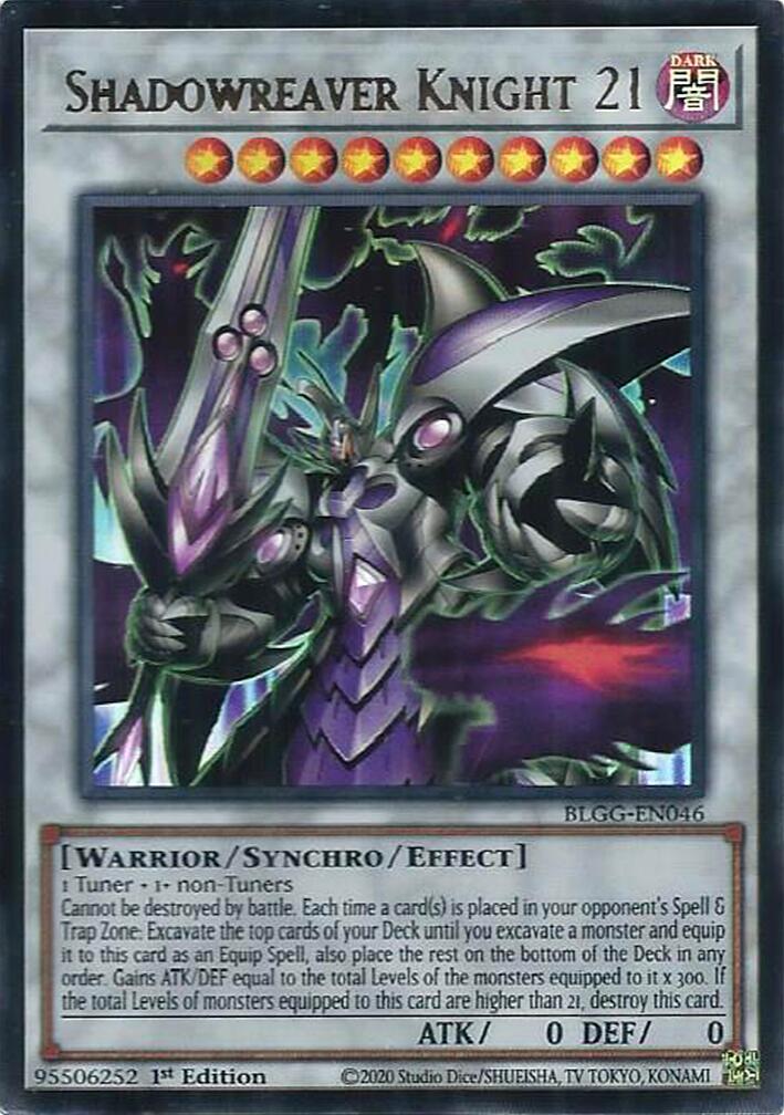 Shadowreaver Knight 21 [BLGG-EN046] Ultra Rare | Gear Gaming Fayetteville