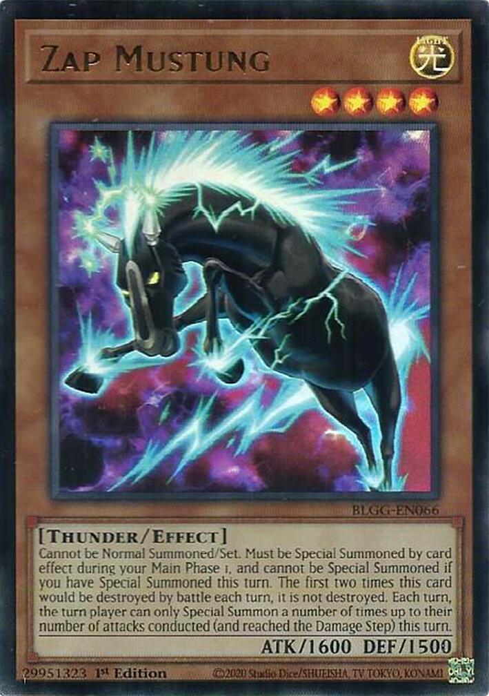 Zap Mustung [BLGG-EN066] Ultra Rare | Gear Gaming Fayetteville