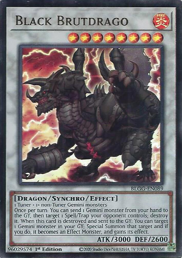 Black Brutdrago [BLGG-EN089] Ultra Rare | Gear Gaming Fayetteville