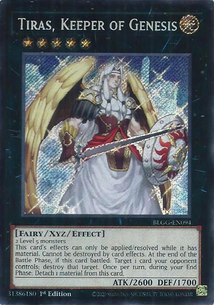 Tiras, Keeper of Genesis [BLGG-EN094] Secret Rare | Gear Gaming Fayetteville