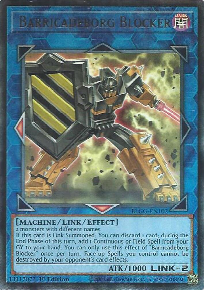 Barricadeborg Blocker [BLGG-EN102] Ultra Rare | Gear Gaming Fayetteville