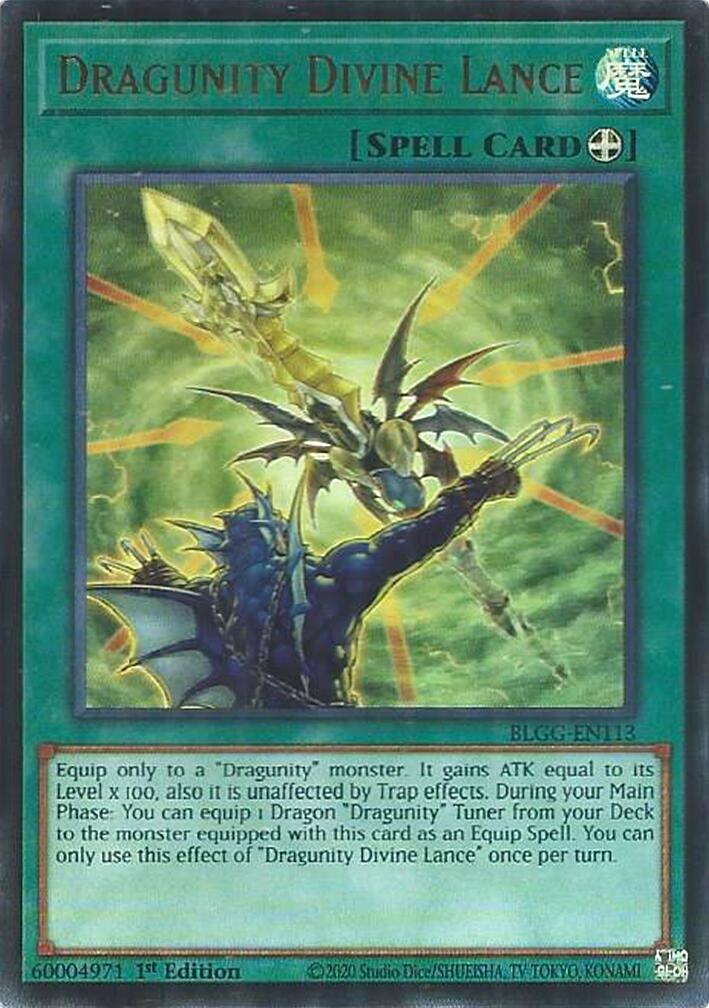 Dragunity Divine Lance [BLGG-EN113] Ultra Rare | Gear Gaming Fayetteville