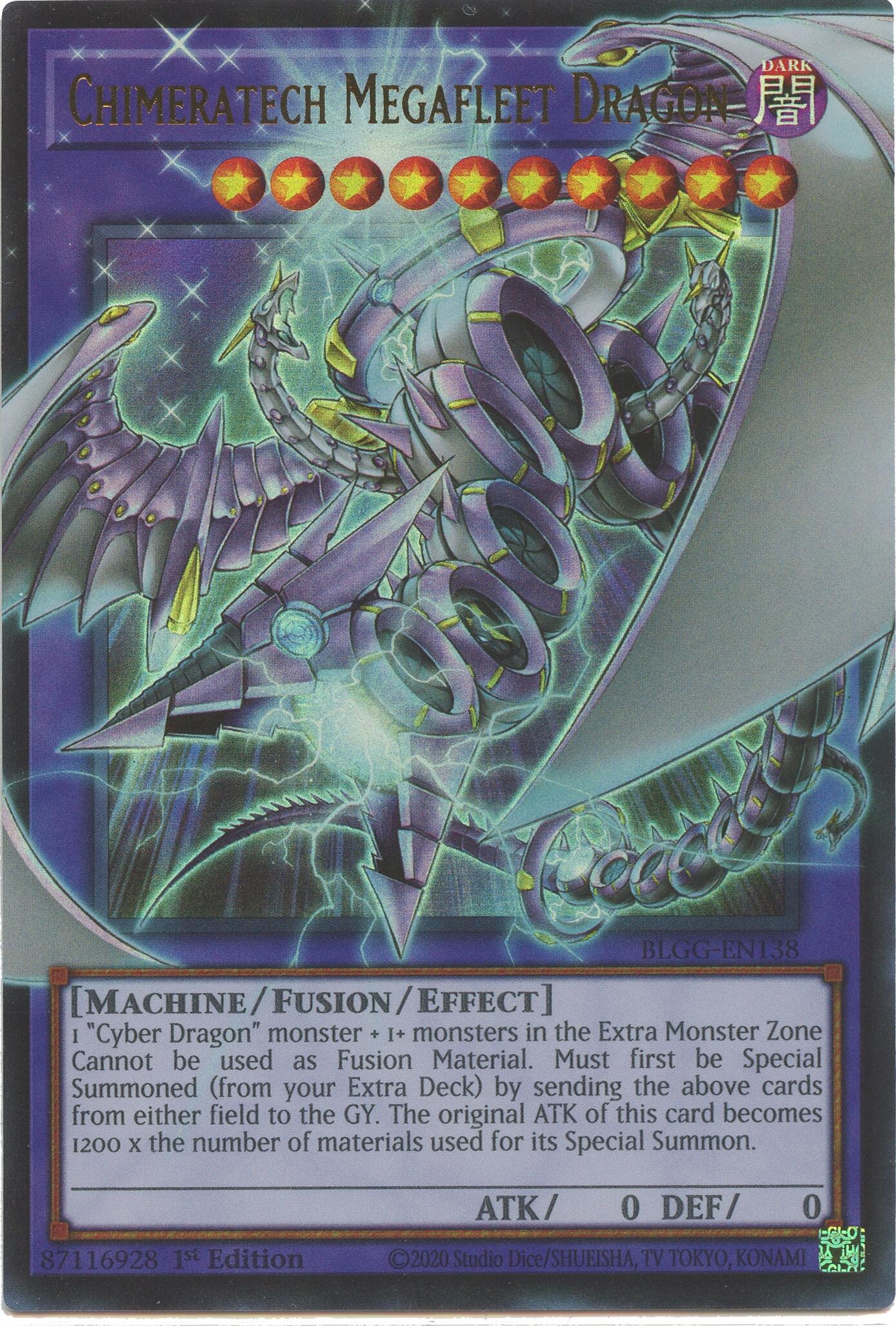 Chimeratech Megafleet Dragon [BLGG-EN138] Ultra Rare | Gear Gaming Fayetteville