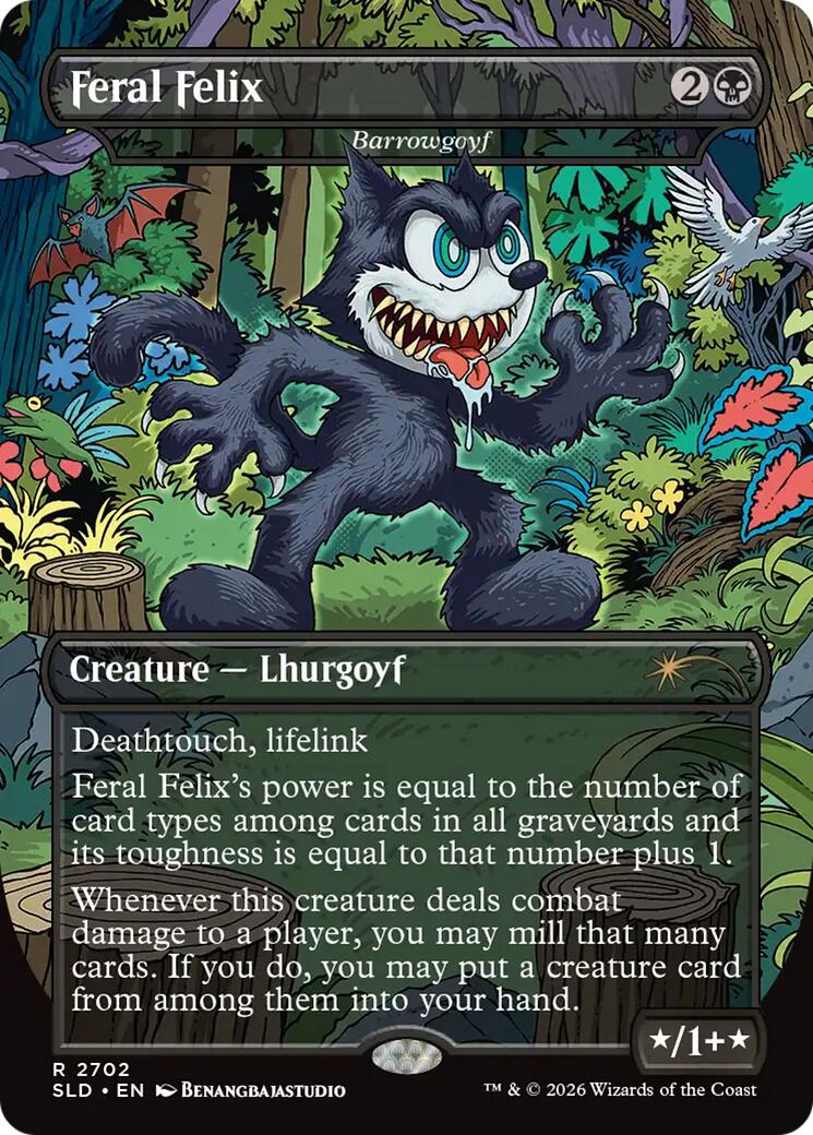 Feral Felix - Barrowgoyf [Secret Lair Drop Series] | Gear Gaming Fayetteville