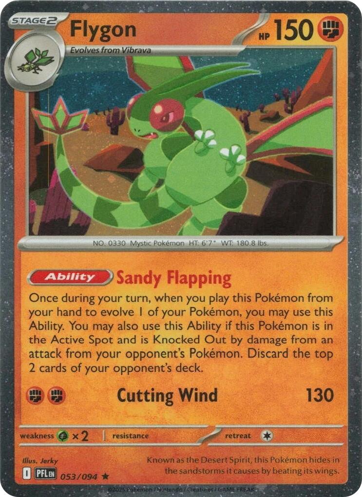 Flygon (053/094) (Cosmos Holo) [Mega Evolution: Phantasmal Flames] | Gear Gaming Fayetteville