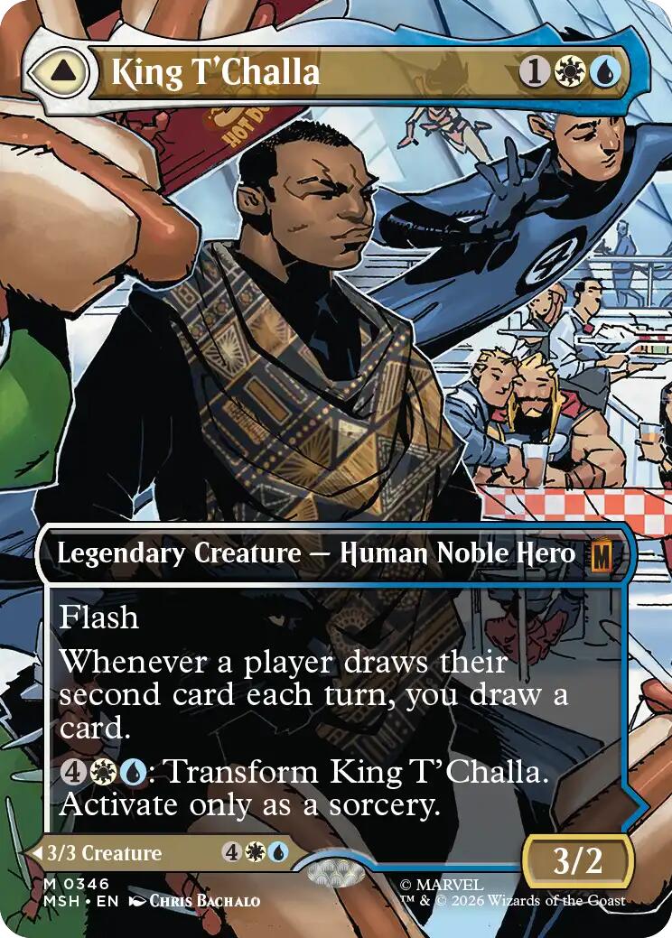 King T'Challa (Borderless) (0346) [Marvel Super Heroes] | Gear Gaming Fayetteville