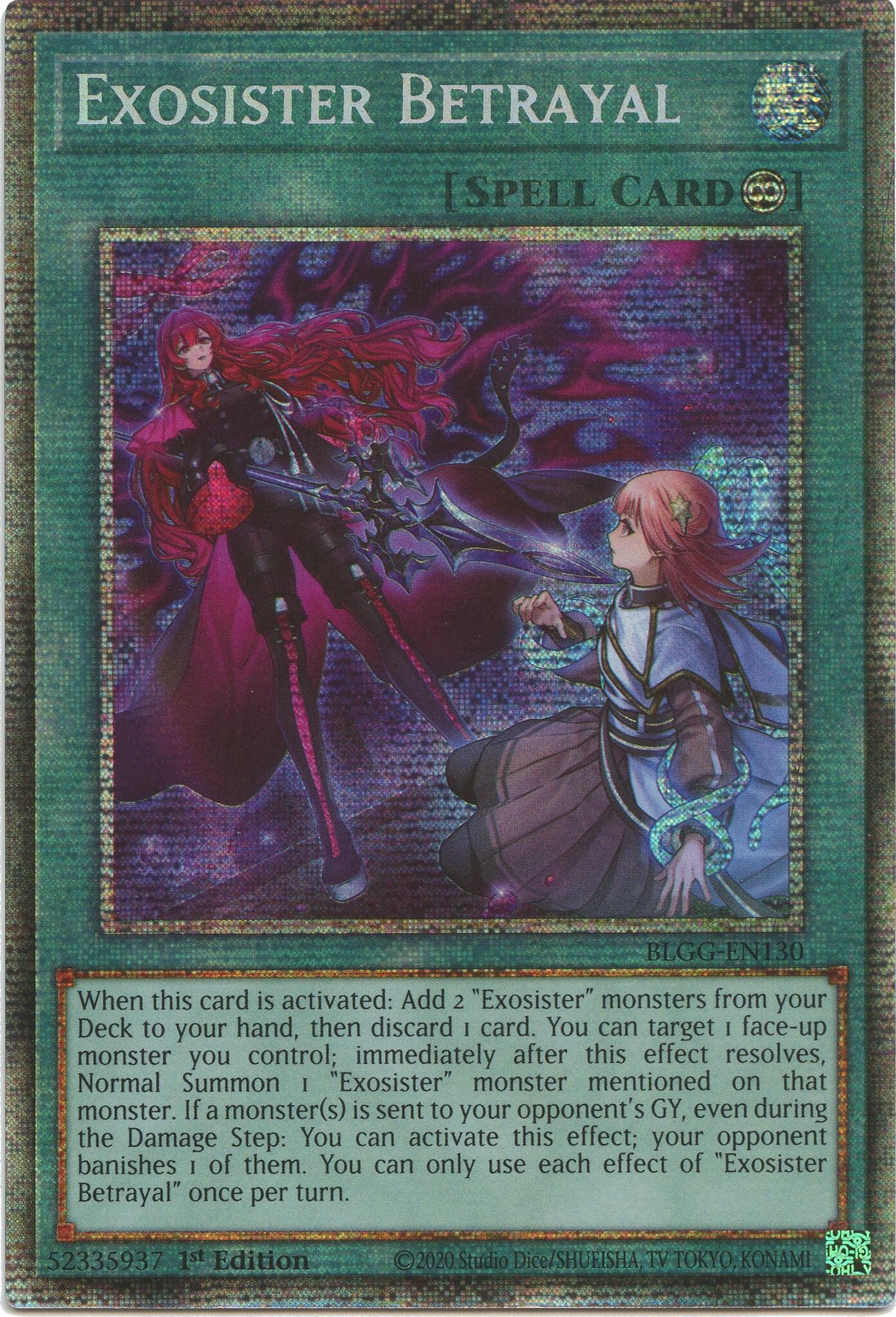 Exosister Betrayal (Starlight Rare) [BLGG-EN130] Starlight Rare | Gear Gaming Fayetteville