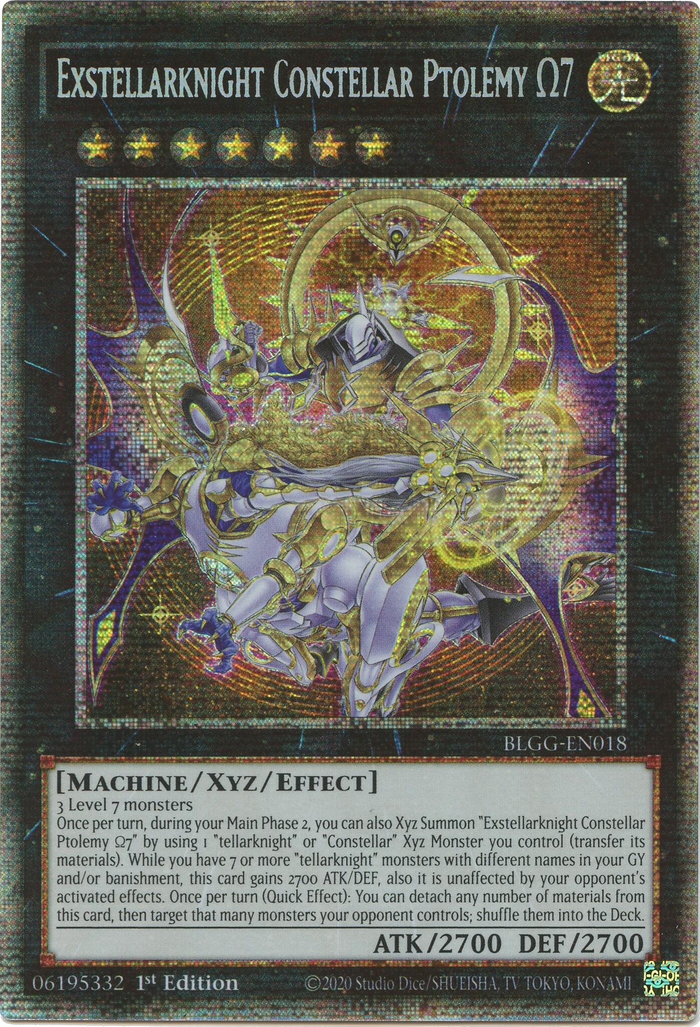 Exstellarknight Constellar Ptolemy Omega 7 (Starlight Rare) [BLGG-EN018] Starlight Rare | Gear Gaming Fayetteville