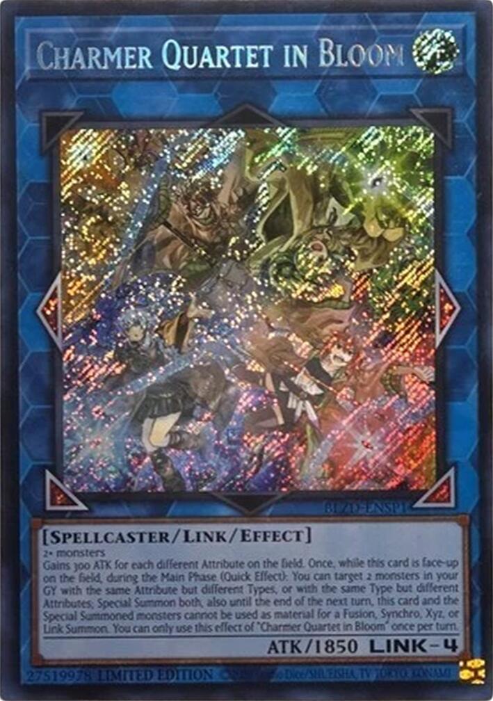 Charmer Quartet in Bloom (Secret Rare) [BLZD-ENSP1] Secret Rare | Gear Gaming Fayetteville
