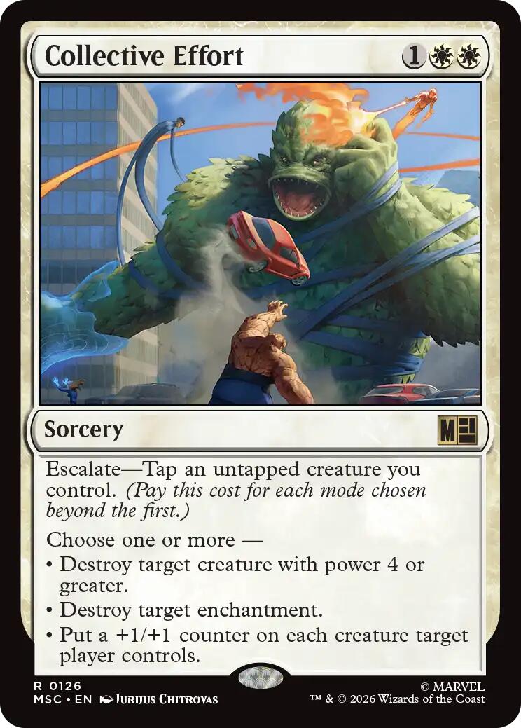 Collective Effort [Marvel Super Heroes Commander] | Gear Gaming Fayetteville