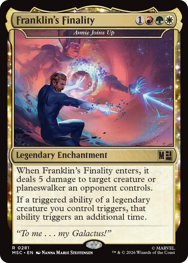 Franklin's Finality - Annie Joins Up (Surge Foil) [Marvel Super Heroes Commander] | Gear Gaming Fayetteville
