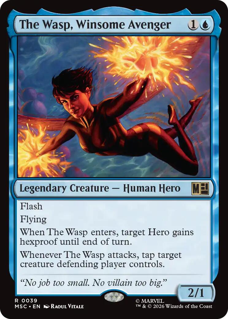 The Wasp, Winsome Avenger (Surge Foil) [Marvel Super Heroes Commander] | Gear Gaming Fayetteville