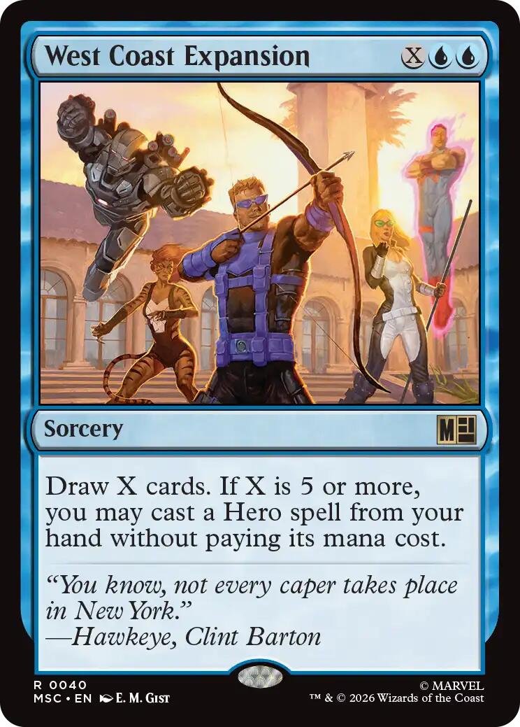 West Coast Expansion (Surge Foil) [Marvel Super Heroes Commander] | Gear Gaming Fayetteville