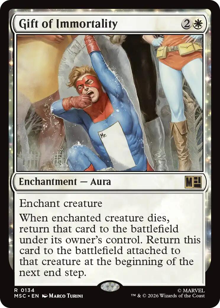 Gift of Immortality (Surge Foil) [Marvel Super Heroes Commander] | Gear Gaming Fayetteville
