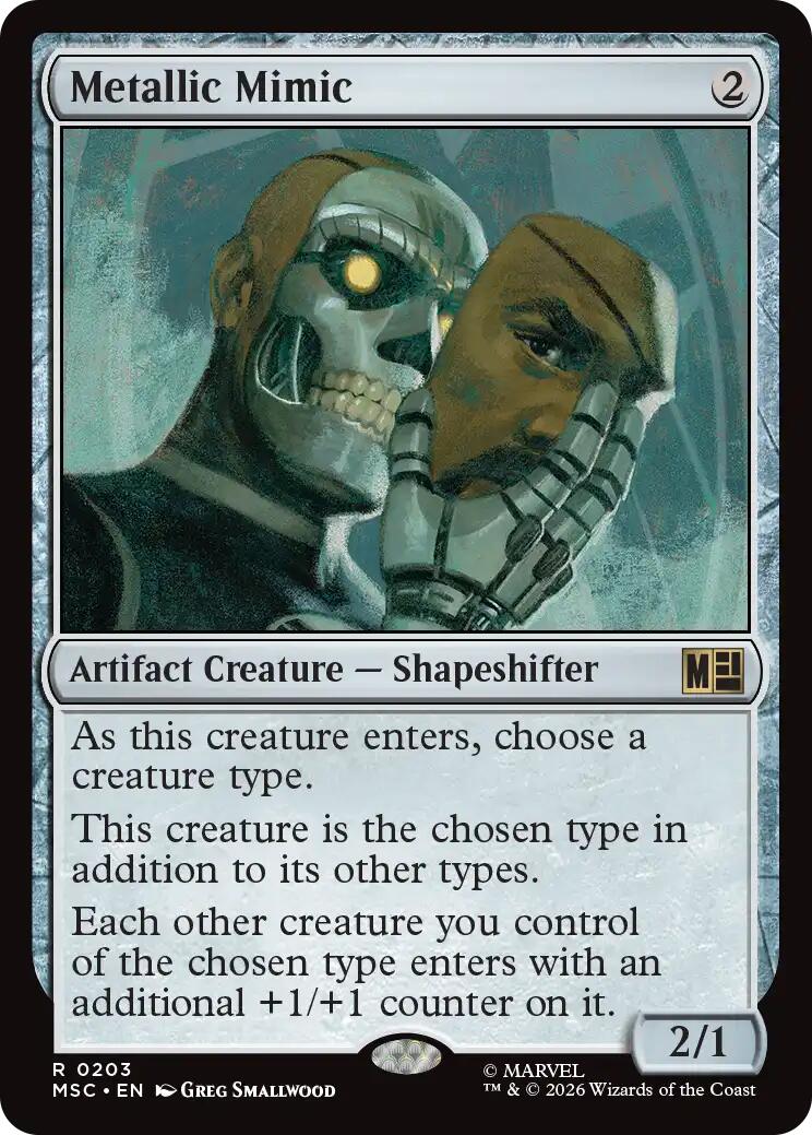 Metallic Mimic (Surge Foil) [Marvel Super Heroes Commander] | Gear Gaming Fayetteville