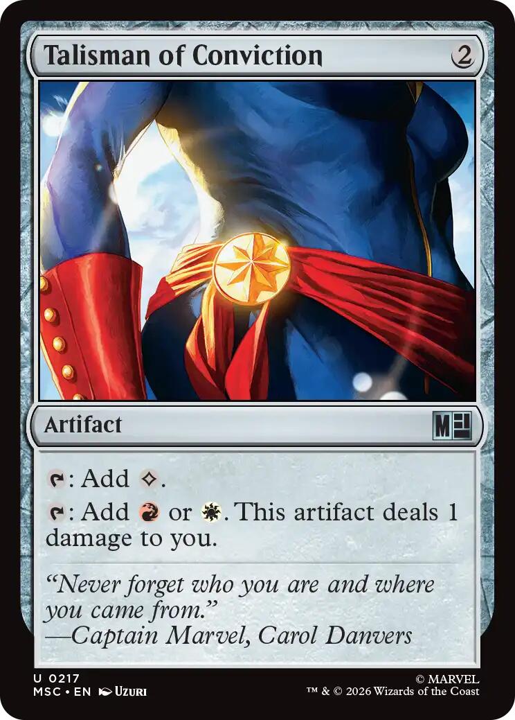 Talisman of Conviction (Surge Foil) [Marvel Super Heroes Commander] | Gear Gaming Fayetteville